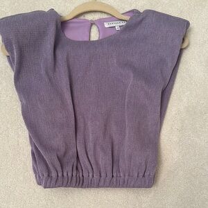 Purple Sleeveless Top